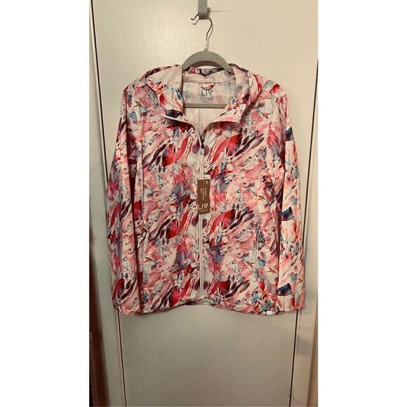 LIV Life Integrity Earth Outdoor Ava Stretch Rainshell Jacket Womens Size L New - Picture 1 of 12